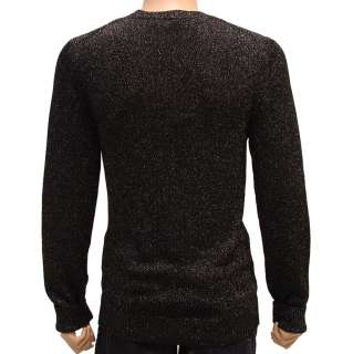New $625 Dolce Gabbana Mens Sweater Black Size 54 NWT 3556  