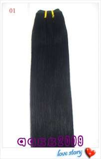 remy 45wide HUMAN HAIR WEFT/EXTENSION #01,22long,100g  