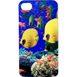 Rubber Case Custom Designed Underwater Scene iPhone Cases for iPhone 4 