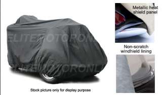   outdoor, all season storage cover    Fits roadsters as well as Trikes
