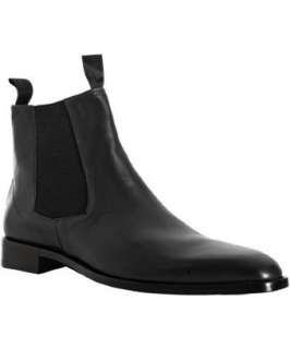 Mezlan black leather Kato chelsea boots  