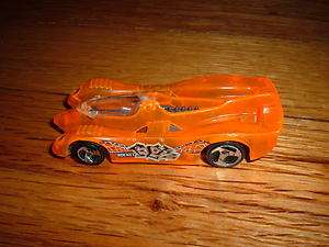 HOT WHEELS 1994 Power Pistons Diecast Toy Car Lot Orange Racing Race 