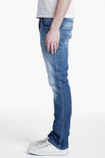 Nudie Jeans Slim Jim Blue Stone Jeans for men  