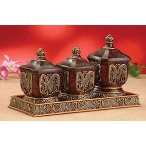  Viktor Canister Box Set of 3 with Tray 