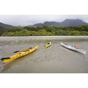  Kayaks at Low Tide in Zoe Bay by Andrew Bain, 72x48