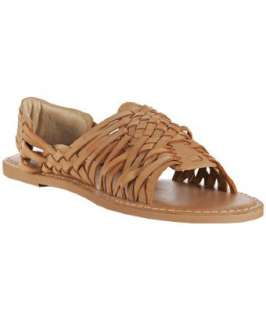 Jeffrey Campbell brown woven leather Palm sandals   up to 70 