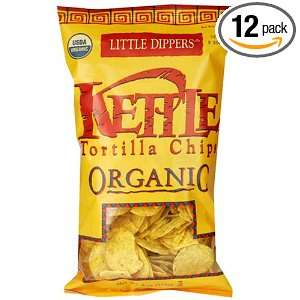Kettle Brand Certified Organic Tortilla Chips, Little Dippers, 8 Ounce 