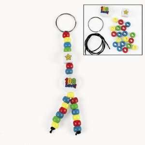  100th Day Of School Key Ring Craft Kit   Teaching Supplies 