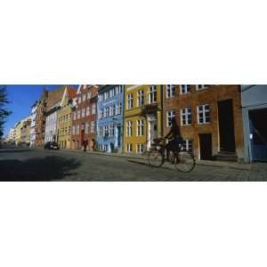  Woman Riding a Bicycle, Copenhagen, Denmark Photographic 