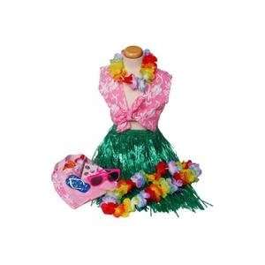  Aloha Luau Bday Costume Party Dress Up & Favor Bag Set 