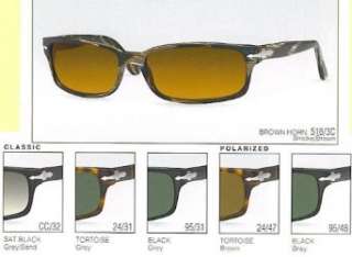  Persol 2721 S Sunglasses(Color Code95/48   Black Frame 