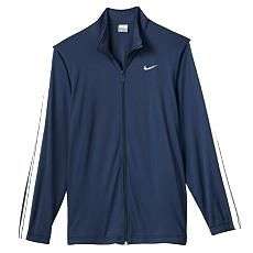 New~mens size L large Nike Basketball wrmup Jacket Navy  