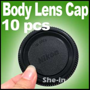 10* Body Cap for Nikon D300 D40 D60 D300S D200 D50 D70  