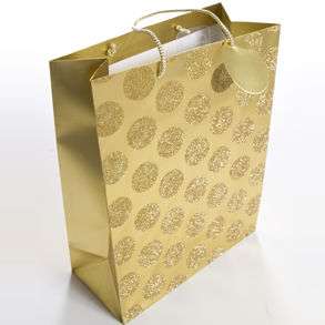 SALE Gold Glitter Gift Bag SALE  