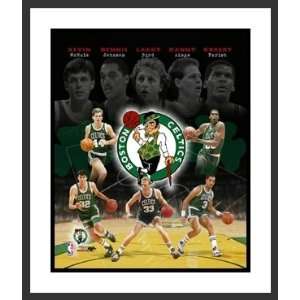 , Robert Parish, Danny Ainge and Dennis Johnson Boston Celtics NBA 