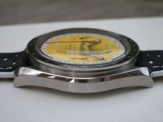 Omega Speedmaster Schumacher Automatic Chronograph Yellow Watch 3810 