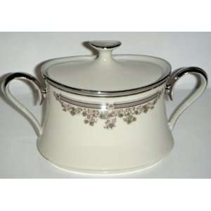  Lenox Lace Point Sugar Bowl With Lid 