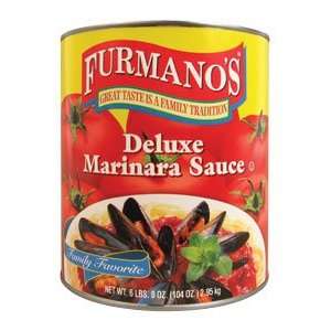 Furmanos Deluxe Marinara Sauce 6   #10 Cans / CS  Grocery 
