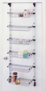 New Over Door 6 Tier Basket Storage & Organizer Unit  