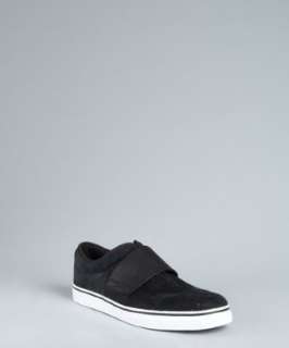 Puma black corduroy El Rey slip on strap sneakers   up to 70 