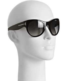 Tom Ford black Kelly round sunglasses  