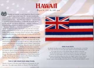 Hawaii State Flag Willabee & Ward Patch & Panel  