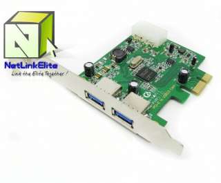 PORTs PCI E to USB 3 Controller Card NEC Chipset/chip  