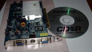   GEFORCE5 FX5200 256MB DUAL VIEW ANALOG VGA XP PCI VIDEO CARD + DRIVER