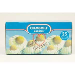 Manasul Chamomile Tea 25 Bags   Te De Manzanilla  Grocery 