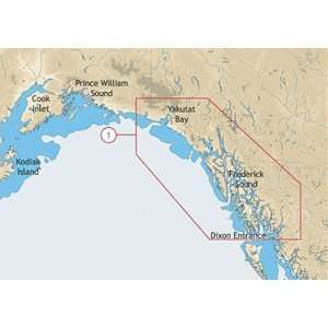   MAP NA C801 C CARD FORMAT DIXON ENTRANCE   ICY BAY   19580 GPS