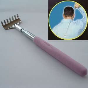  Max Force Metal Back Scratcher with Pink Grip Health 