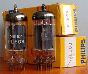 Matched pair of Philips PL508 (17KW6) tubes, NIB  