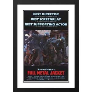  Full Metal Jacket 20x26 Framed and Double Matted Movie 