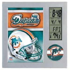 Miami Dolphins Team Desk Clock