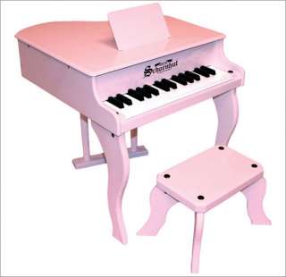   QUALITY CHILDRENS PINK Baby Grand PIANO Girls Toy KIDS Keyboard  