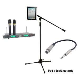  Handheld Microphone System   PMKSPAD1 Multimedia Microphone Stand 