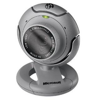 Microsoft LifeCam VX 6000 Webcam (Gray) by Microsoft