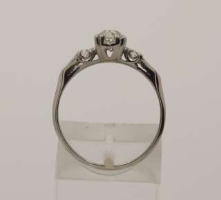 Antique Platinum & Diamond Art Deco Engagement Ring J28002  