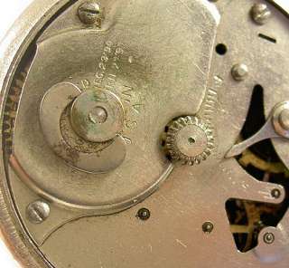 INGERSOLL Liberty U.S.A Back Wind Set Pocket Watch 1898  