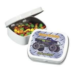 Personalized Monster Truck Candy Tins Grocery & Gourmet Food