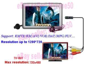 8G 4.3 Portable Video Player Recorder DVR DVS 720P  