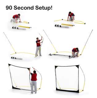   /Baseball Net [Size   7 x 7] Quick Assemble, Portable Practice Net