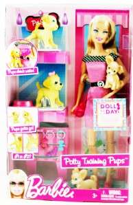 Barbie Doll Potty Training Pups New Toys Puppies Mattel  