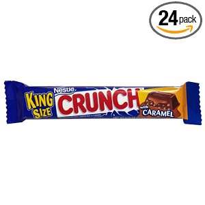 Nestles Crunch Caramel King Size, 2.75 Ounce Candy Bars (Pack of 24)