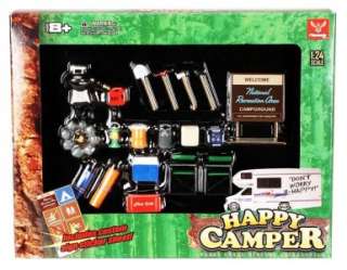 PHOENIX Happy Camper 124 G scale diorama accessory set  