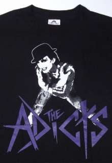 The ADICTS ADX Mens T shirt Punk Rock Band Tee New Sz2XL XXL Black 