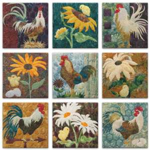 McKenna Ryan Quilt 10 Patterns All Cooped Up Rooster  
