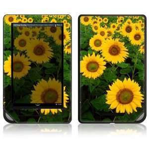   Nook Color Decal Skin   Sun Flowers 