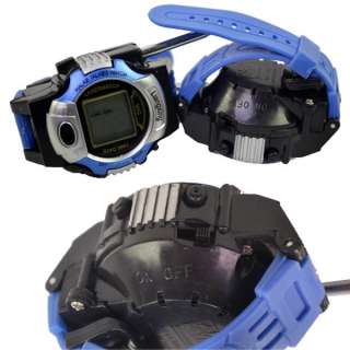 Mini 2 Way Radio LCD Wrist Watch Walkie Talkies Interphone (Pair) Kid 