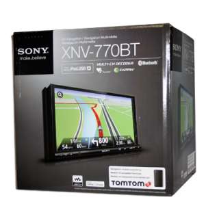 Sony XNV 770BT 7 Inch WVGA In Dash A/V Receiver with Bluetooth, USB 